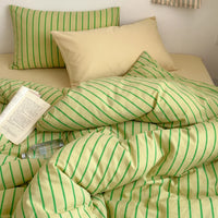 mint pin stripe pillowcases matching bed linen