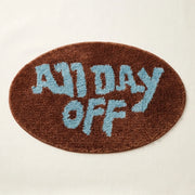 off duty rug espresso sky all day off tufted bath mat