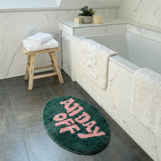 off duty rug pine blush bathroom mat styling