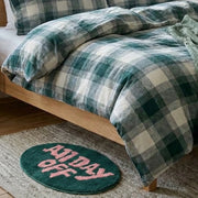 off duty rug pine blush bedroom styling