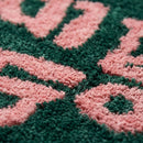 off duty rug pine blush tufted texture closeup