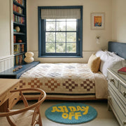 off duty rug sky lemon bedroom accent rug scene