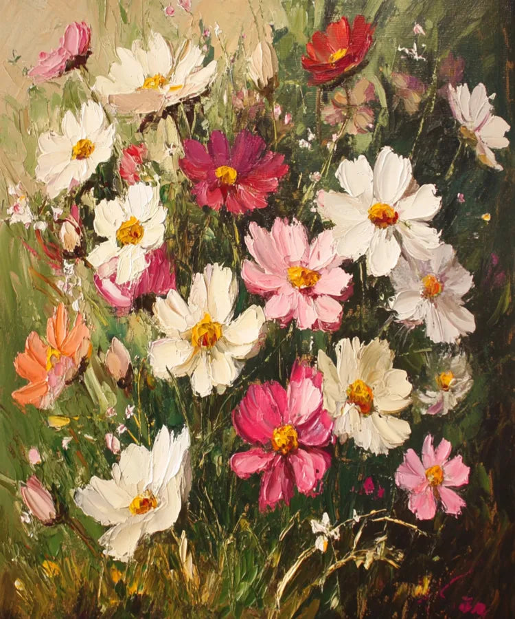 painting flowers with painting bouquet flowers