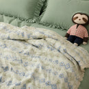 pastoral cottage floral quilt mint meadow bed