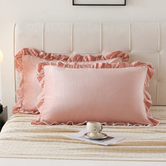 pink velvet pillowcases