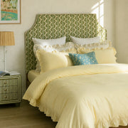 pure serenity yellow ruffle duvet cover set main