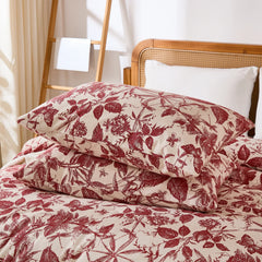 red and pink floral bedding sets king size