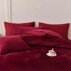 red velvet bedding set king size