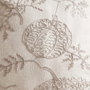 rope embroidery pumpkin throw pillow cover ivory pumpkin tonal rope embroidery detail