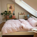 rosewick garden floral duvet cover set attic bedroom scene