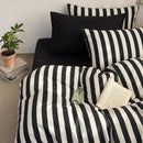 sanctuary classic stripe duvet cover set onyx stripe main