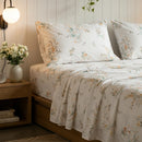 sanctuary meadow bloom sheet set muted floral bedding