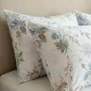 serene garden bloom decorative floral pillow shams elegant decor