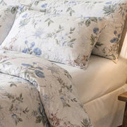 serene garden bloom floral bedding set side view layering