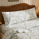 serene sage botanical body pillowcase with silk eye mask