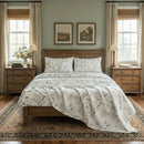 serene sage botanical sheet set sage sketch bedding main