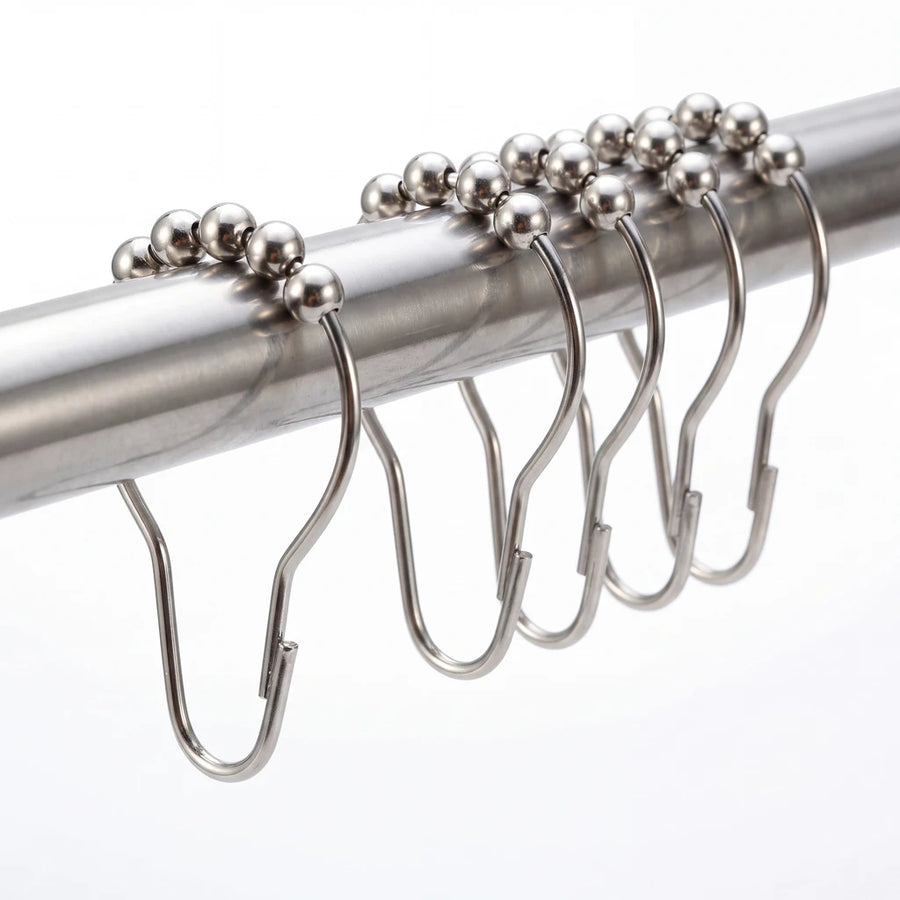 shower curtain hook detail