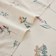 soft breathable 100 cotton wildflower meadow fabric texture