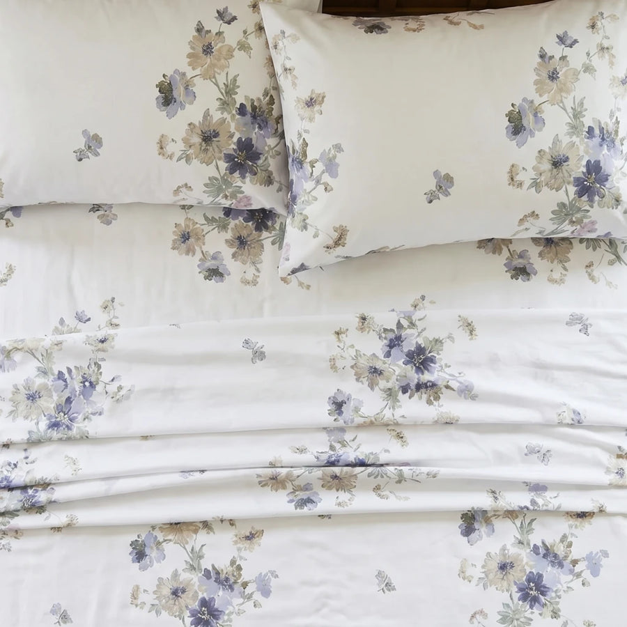 soft breathable gardenia floral sheets premium quality bedding