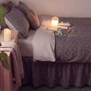 starlit bloom bed skirt charcoal cozy night bedroom decor