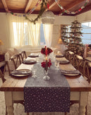starlit bloom table runner christmas dining decor