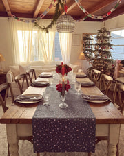 starlit bloom table runner christmas dining decor