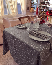 starlit bloom tablecloth christmas dining table