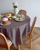 starlit bloom tablecloth round dining table