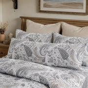 sterling heritage grey paisley body pillowcase styling