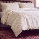 strawberry bramble comforter set cream pink bedskirt woven rug