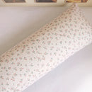 strawberry bramble pillowcases cream yellow body pillow bedroom detail