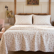 strawberry bramble sheet set gallery wall bedroom lifestyle scene