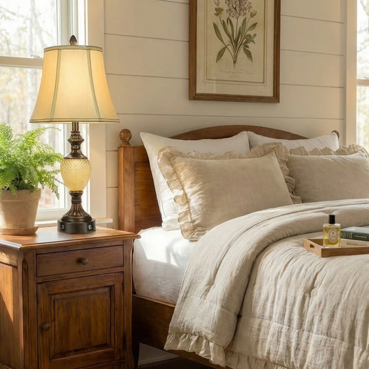 striped ruffle pillow shams terracotta organic cotton bedspread