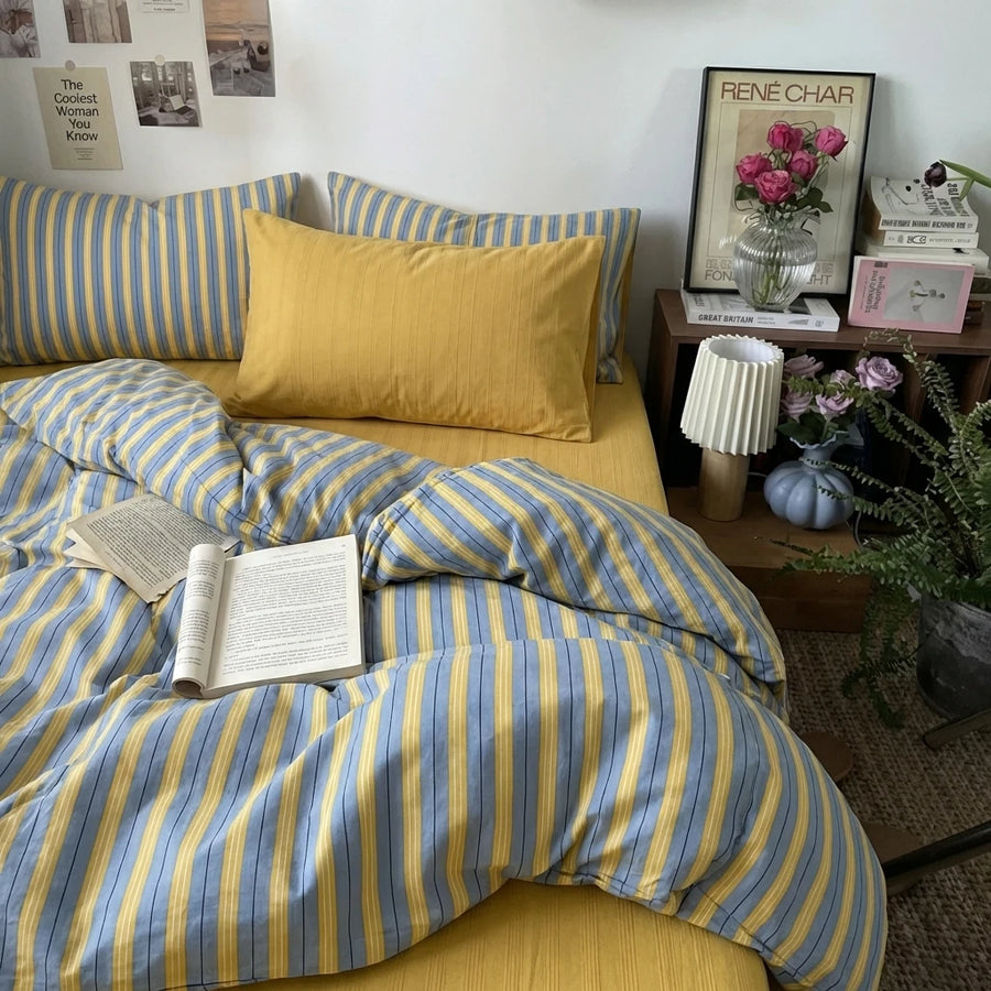 summer mix stripe soft touch material