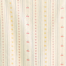 sunday patchwork muslin blanket cherry sunset cream red cherry bow swatch