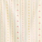 sunday patchwork muslin blanket cherry sunset cream red cherry bow swatch