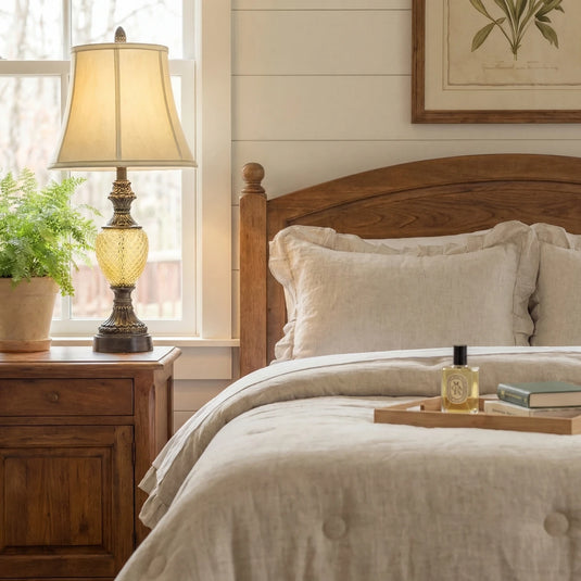 terracotta orange striped bedding set 100 cotton ruffle trim