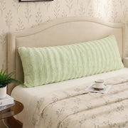 textured faux fur body pillow cover aesthetic home