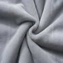 textured faux rabbit fur body pillowcase grey wave