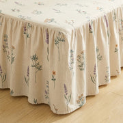 timeless wildflower meadow bed skirt continuous corner