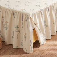 timeless wildflower meadow bed skirt continuous corner