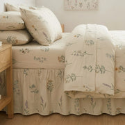 timeless wildflower meadow bedding set with bed skirt