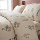 timeless wildflower meadow duvet cover set window light pillow scene