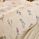 timeless wildflower meadow pillowcase macro floral detail
