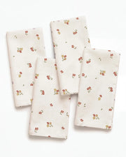 tiny blossom napkin set of 4 flat la