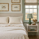 tiny blossom sheet set nautical decor bedroom scene