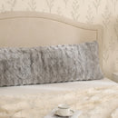 ultra soft wave textured faux fur pillow sham close up