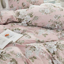victorian style pink peony duvet cover shabby chic decor