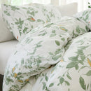 vintage botanical leaf bedspread nature inspired home styling