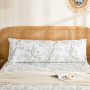 vintage botanical sage green pillowcase shabby chic decor